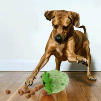 HKM-1694269 Durable Rubber Strawberry Dog Ball Toy - Bite Resistant & Leaking Design, Suitable for All Breeds