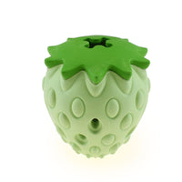 HKM-1694269 Durable Rubber Strawberry Dog Ball Toy - Bite Resistant & Leaking Design, Suitable for All Breeds