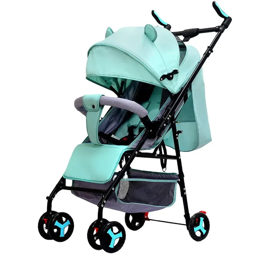 HKM-169427 Two-Way Baby Stroller with Cotton Fabric for Ages 6 Months to 3 Years