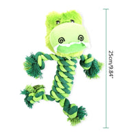 HKM-1694909 Interactive Dinosaur Plush Rope Dog Toy for Puppies and Aggressive Chewers