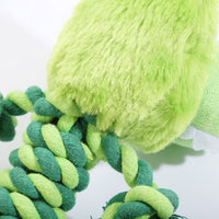 HKM-1694909 Interactive Dinosaur Plush Rope Dog Toy for Puppies and Aggressive Chewers