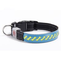 HKM-1695421 Luminous Skull Patterned Nylon Collar for All Seasons - Adjustable & Versatile