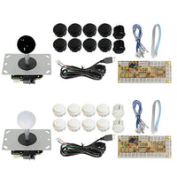 HKM-169555 USB Arcade Joystick DIY Kit with Sanhe Micro Rocker, Chip Board, and Card Buttons