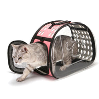 HKM-1695677 Portable Breathable Cat and Dog Backpack with Transparent Design and Ergonomic Strap