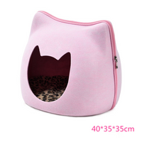 HKM-1697469 Cozy Felt Cat Bed for Deep Sleep in Multiple Colors