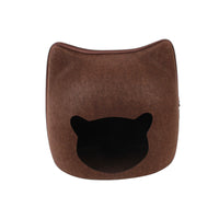 HKM-1697469 Cozy Felt Cat Bed for Deep Sleep in Multiple Colors