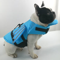 HKM-1697597 Reflective Pet Life Vest in Blue and Orange for Safe Outdoor Adventures