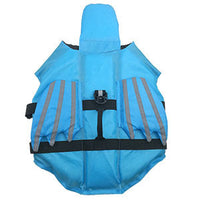 HKM-1697597 Reflective Pet Life Vest in Blue and Orange for Safe Outdoor Adventures