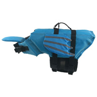 HKM-1697597 Reflective Pet Life Vest in Blue and Orange for Safe Outdoor Adventures