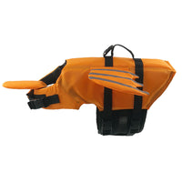 HKM-1697597 Reflective Pet Life Vest in Blue and Orange for Safe Outdoor Adventures