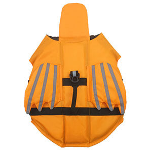 HKM-1697597 Reflective Pet Life Vest in Blue and Orange for Safe Outdoor Adventures
