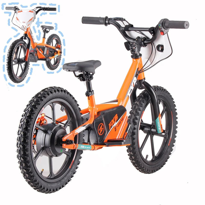 HKM-169811 16-Inch Electric Balance Bike for Children - 250W Motor, Disc Brakes, 60KG Load Capacity, Aluminum Frame