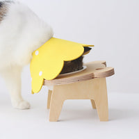 HKM-1698237 Cat Anti-Lick Elizabeth Circle - Sunflower Sponge Paper in Yellow and Pink, Multiple Sizes Available