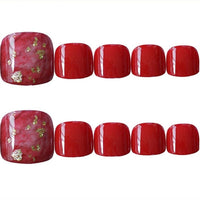 HKM-169875 Nail Art Design Set - 24 Finished Nail Accessories for Creative Styling