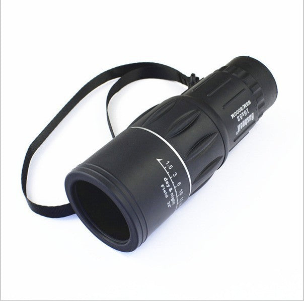 HKM-169939 16x52 High-Power Monocular with Enhanced Green Film for Day and Night Use, Waterproof and Anti-Fog