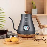 HKM-170003 Gooseneck Electric Cordless Kettle in Stainless Steel for Precise Brewing