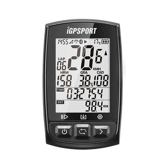 HKM-170067 High-Sensitivity GPS Cycling Computer with Heart Rate, Cadence, and Speed Sensors