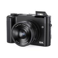 HKM-170131 5K HD Digital Optical Zoom Mirrorless Camera with 8MP Resolution and 3.2-Inch LCD Display