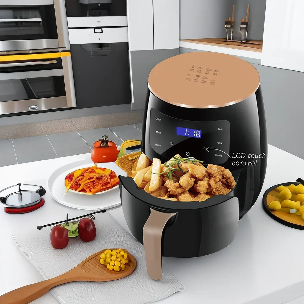HKM-170131 6L Intelligent Electric Air Fryer - Oil-Free Cooking Appliance for Healthy Meals