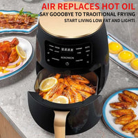 HKM-170131 6L Intelligent Electric Air Fryer - Oil-Free Cooking Appliance for Healthy Meals