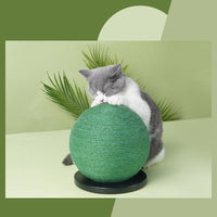 HKM-1702461 Cactus-Shaped Cat Scratching Ball Board with Sisal Post for Healthy Claw Maintenance