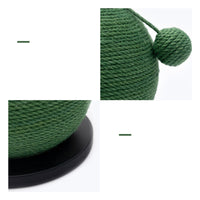 HKM-1702461 Cactus-Shaped Cat Scratching Ball Board with Sisal Post for Healthy Claw Maintenance