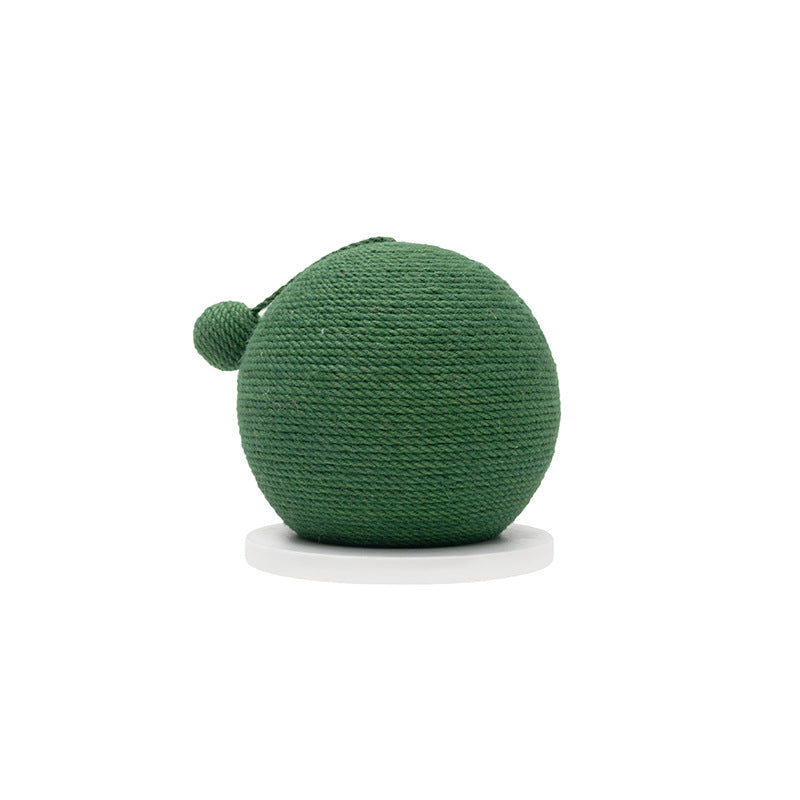 HKM-1702461 Cactus-Shaped Cat Scratching Ball Board with Sisal Post for Healthy Claw Maintenance