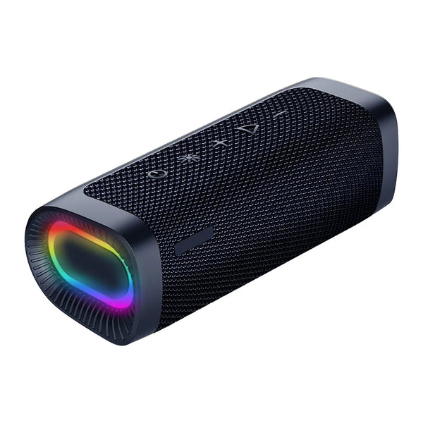HKM-170387 Portable Outdoor Waterproof Speaker with Surround Sound, Hi-Fi MP3 Stereo and RGB LED Lights