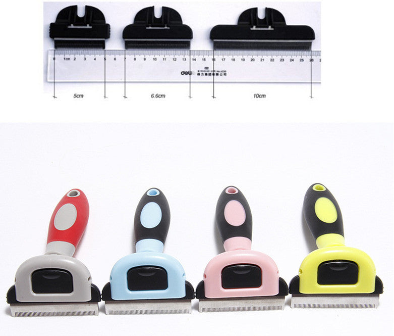 HKM-1704765 Removable ABS Pet Hair Removal Comb for Long-Haired Dogs