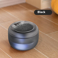 HKM-1705021 Automatic Loop Pet Drinking Bowl - 2.5L Water Dispenser in Xuanwu Black and Frost White