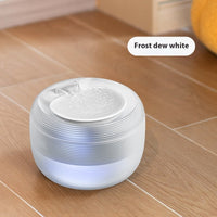 HKM-1705021 Automatic Loop Pet Drinking Bowl - 2.5L Water Dispenser in Xuanwu Black and Frost White