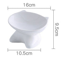 HKM-1705149 Ceramic Pet Bowl for Cats and Dogs - Durable Porcelain in Blue, White, and Beige, 100g Capacity