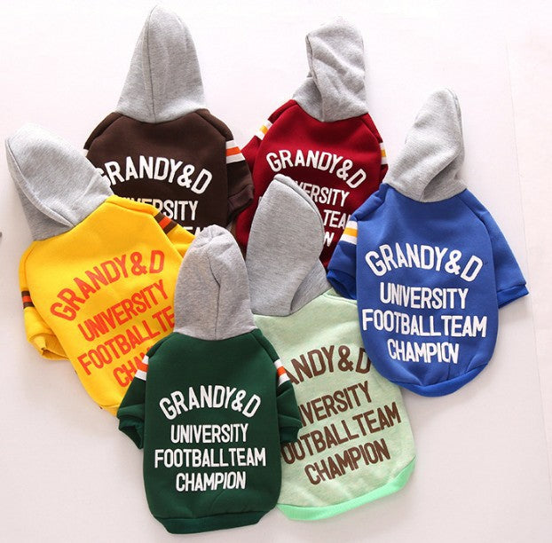 HKM-1705533 Leisure Cotton Hoodie for Dogs in Japanese and Korean Style