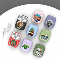 HKM-170707 Matte Cartoon PVC Stickers - Waterproof National Park Series, Small Size, 25g