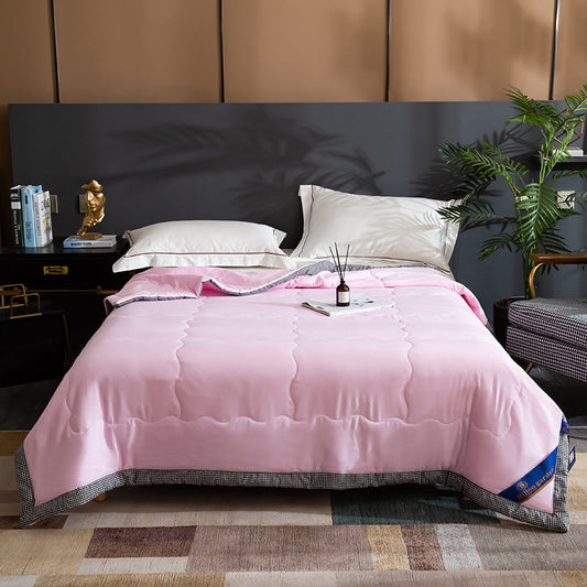 HKM-170707 Washed Cotton Summer Quilt - Air Conditioner Quilt, Lightweight & Soft, Available in Multiple Colors and Sizes