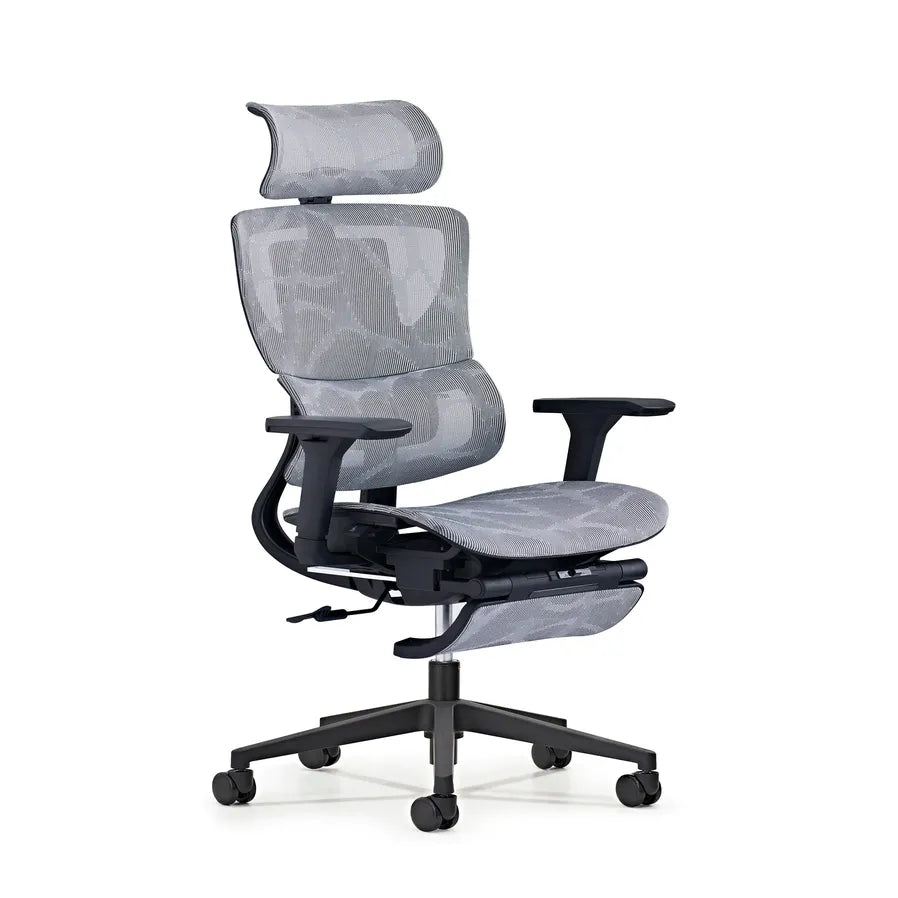HKM-170835 Ergonomic High Back Mesh Executive Swivel Office Chair with Footrest