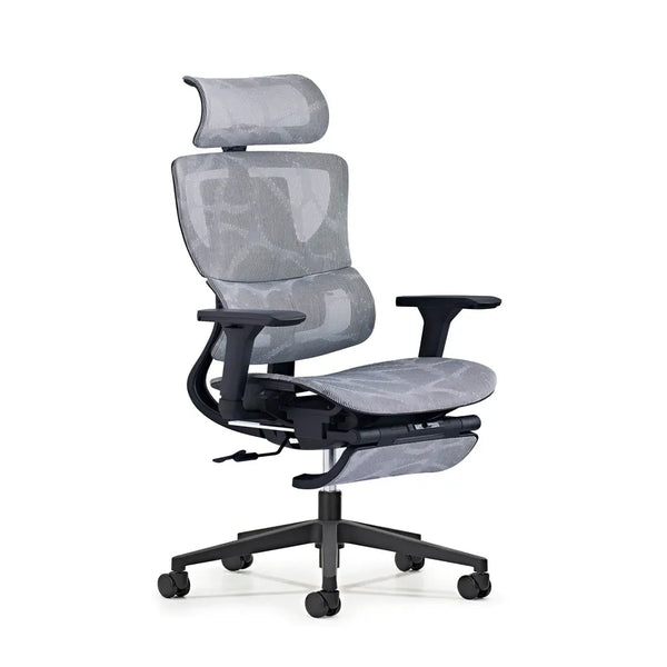 HKM-170835 Ergonomic High Back Mesh Executive Swivel Office Chair with Footrest