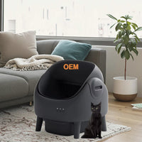 HKM-170835 Extra Large Automatic Cat Litter Box with Easy Clean Features and Remote Control