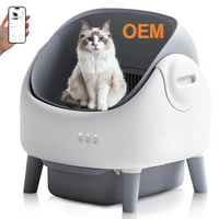 HKM-170835 Extra Large Automatic Cat Litter Box with Easy Clean Features and Remote Control