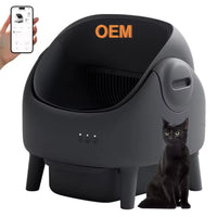 HKM-170835 Extra Large Automatic Cat Litter Box with Easy Clean Features and Remote Control