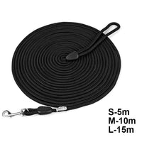 HKM-1708733 Durable Nylon Dog Leash for Medium and Large Dogs - Long Tracking Round Rope Options Available