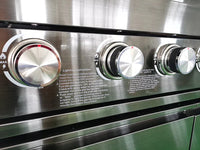 HKM-170899 Premium Black 430 Stainless Steel Outdoor Barbecue Kitchen with Built-in Gas Grill