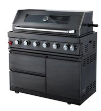 HKM-170899 Premium Black 430 Stainless Steel Outdoor Barbecue Kitchen with Built-in Gas Grill