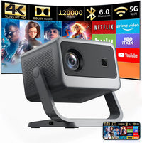 HKM-170899 Sainyer Y12 Full HD Native 720P Projector with 4K Support for Home Cinema