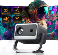 HKM-170899 Sainyer Y12 Full HD Native 720P Projector with 4K Support for Home Cinema