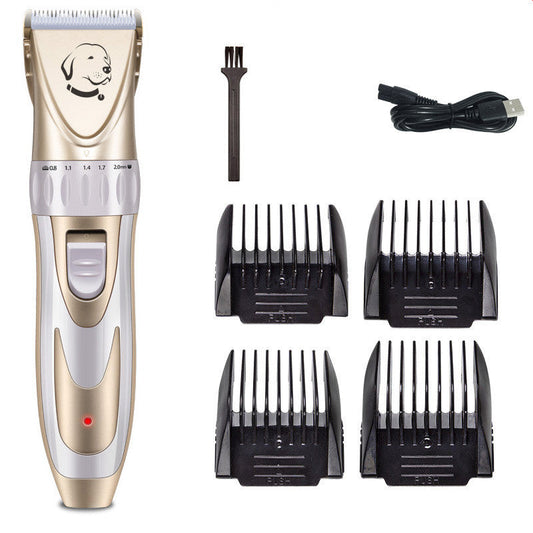 HKM-1710525 Ceramic Blade Electric Pet Shaver with USB Charging and 150-Minute Runtime