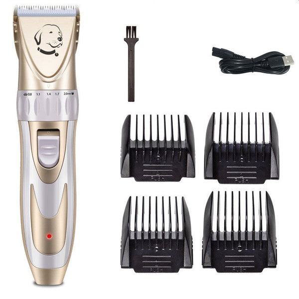 HKM-1710525 Ceramic Blade Electric Pet Shaver with USB Charging and 150-Minute Runtime