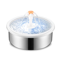 HKM-1710781 Stainless Steel Electric Pet Water Dispenser with 2.2L Capacity