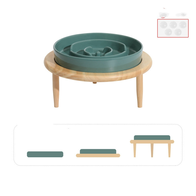 HKM-1710909 Ceramic Slow Feeding Bowl for Dogs with Neck Protection - Available in Multiple Colors