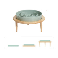 HKM-1710909 Ceramic Slow Feeding Bowl for Dogs with Neck Protection - Available in Multiple Colors